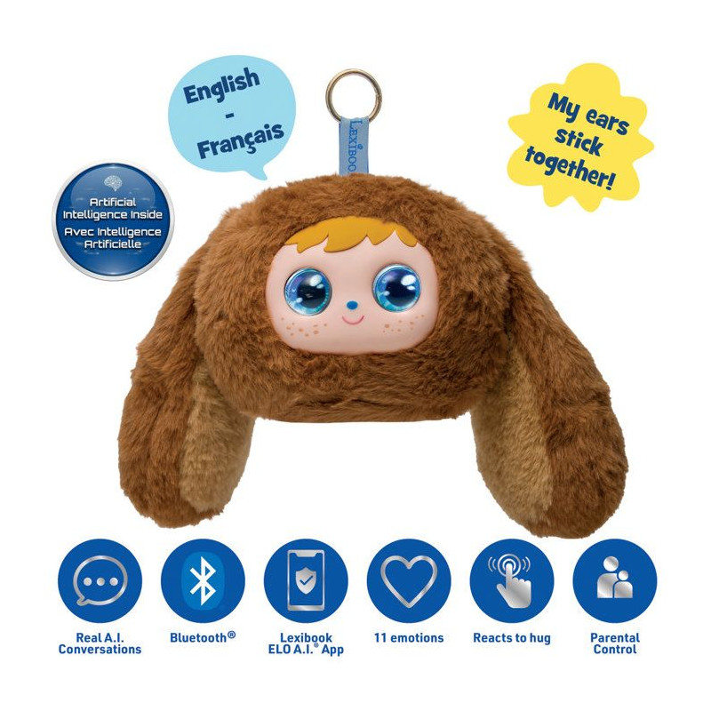 ELO-Coco - Ma peluche parlante - Lexibook - Jouet connecté avec l'IA