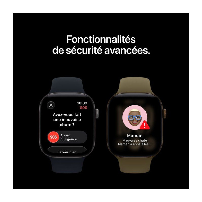 APPLE Watch Series 12 GPS + Cellular - 46mm - Boîtier Dark Bronze Alu