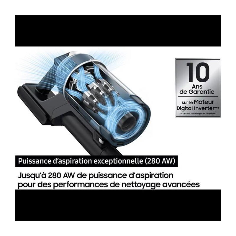 SAMSUNG Jet 95S Complete VS70H28HFC/WD - Aspirateur Balai sans fil - 2