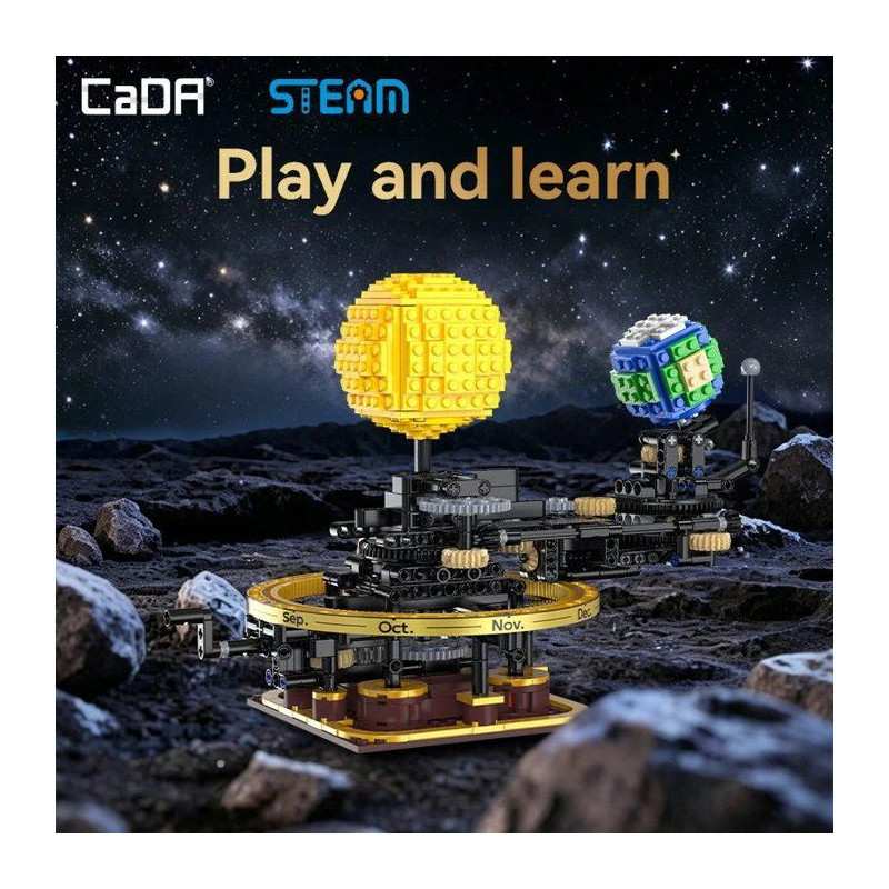 Maquette scientifique - CADA Master - Mini Systeme Solaire - 651 piece