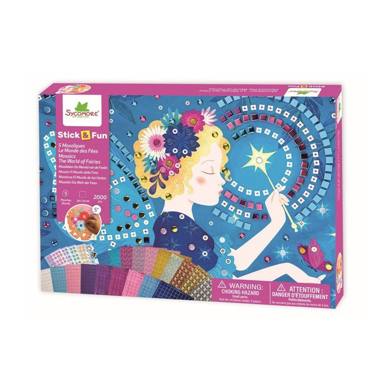 Activité mosaiques XL - SYCOMORE - Stick'n Fun Le Monde des Fées - 5