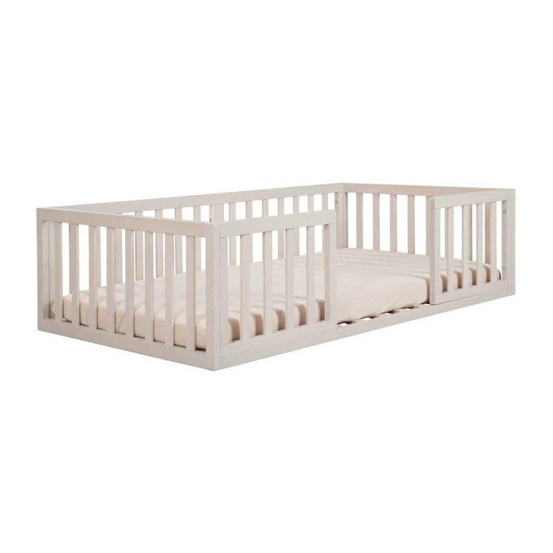 Lit Montessori au sol 70 x 140 cm - ROBA - Bodenbett - Stone Washed /