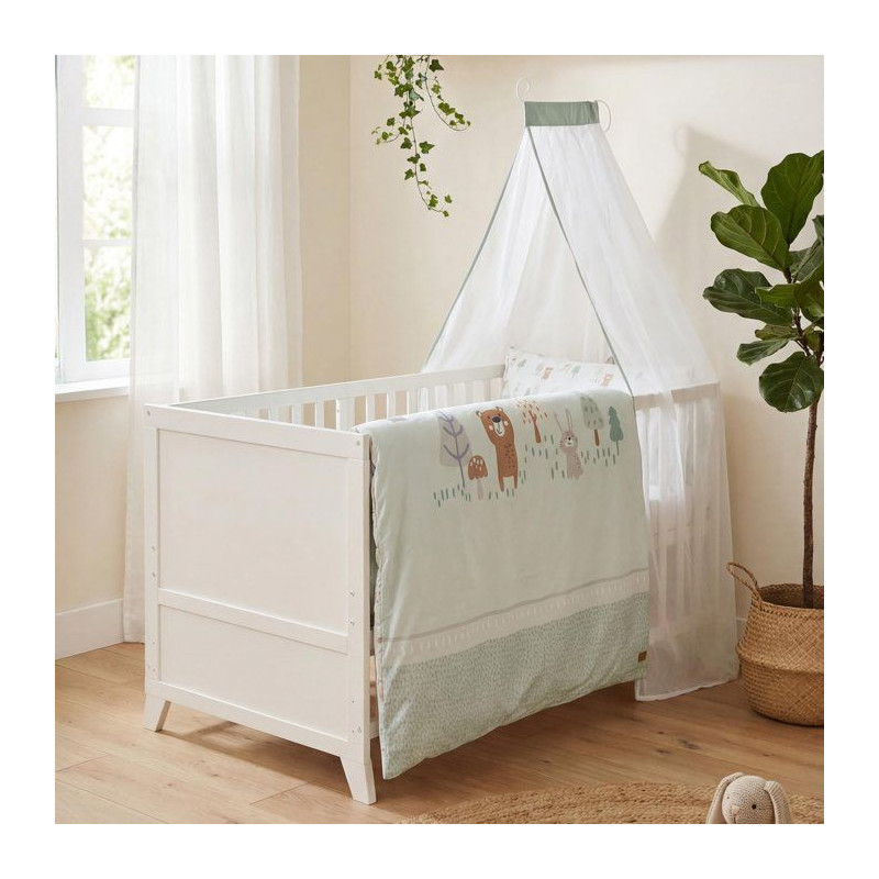 Lit combiné évolutif 70 x 140 cm - ROBA - Woodland Buddies - Blanc -