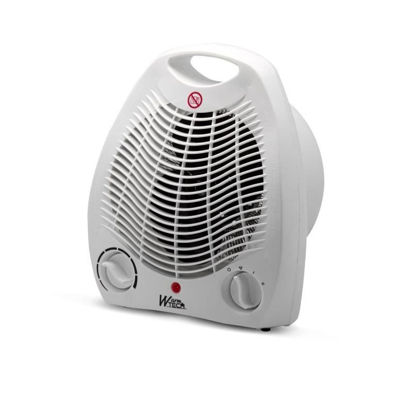 Chauffage soufflant - 2000W - WARM TECH - 240V - Jusqu'à 15m3 - Blanc