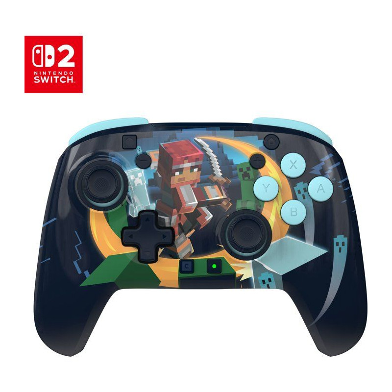 Manette de jeu sans fil - Nintendo Switch 2 - Rematch Minecraft Dungeo