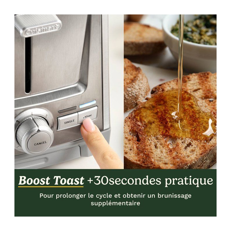 Grille-pain - CUISINART - Core Collection - 2 tranches - Fentes extra
