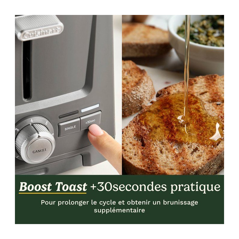 Grille-pain - CUISINART - Core Collection - 2 tranches - Fentes extra