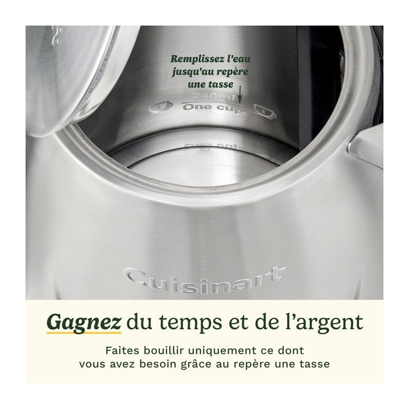 Bouilloire électrique - CUISINART - Core Collection - 1,7 L - Acier i