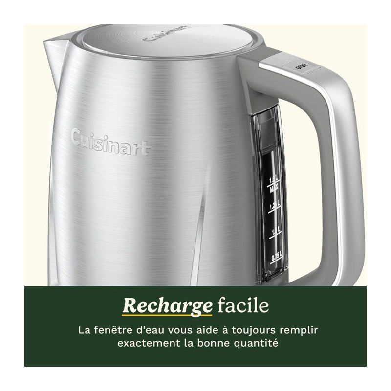 Bouilloire électrique - CUISINART - Core Collection - 1,7 L - Acier i