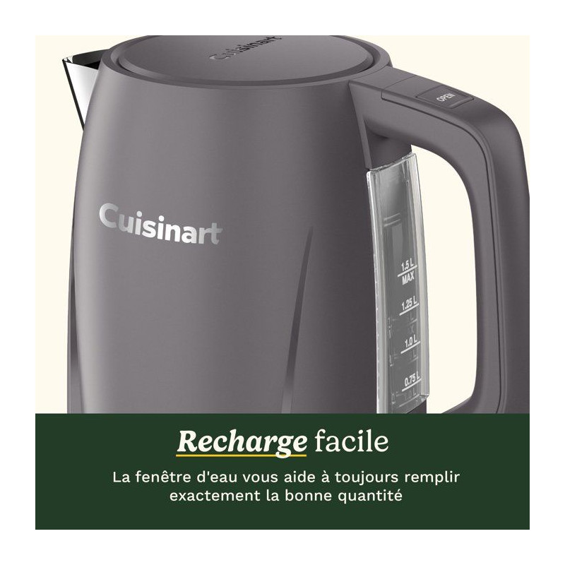 Bouilloire électrique - CUISINART - Core Collection - 1,5 L - Double