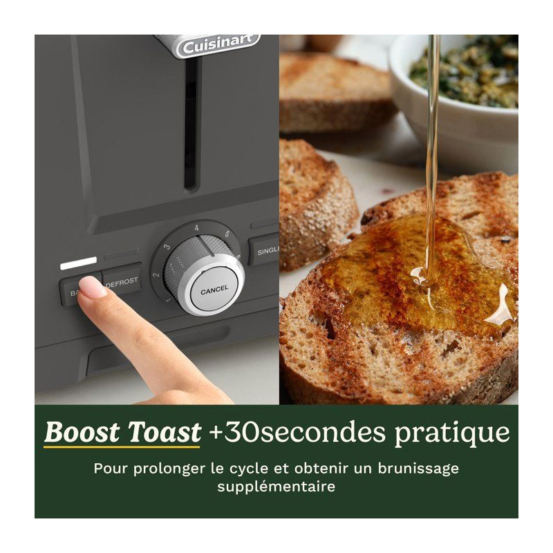 Grille-pain - CUISINART - Core Collection - 4 tranches - Fentes extra