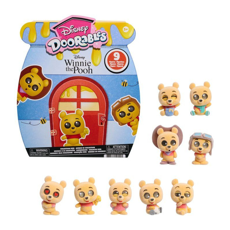 Coffret collector figurines - DISNEY Doorables - Winnie l'Ourson - 9 f