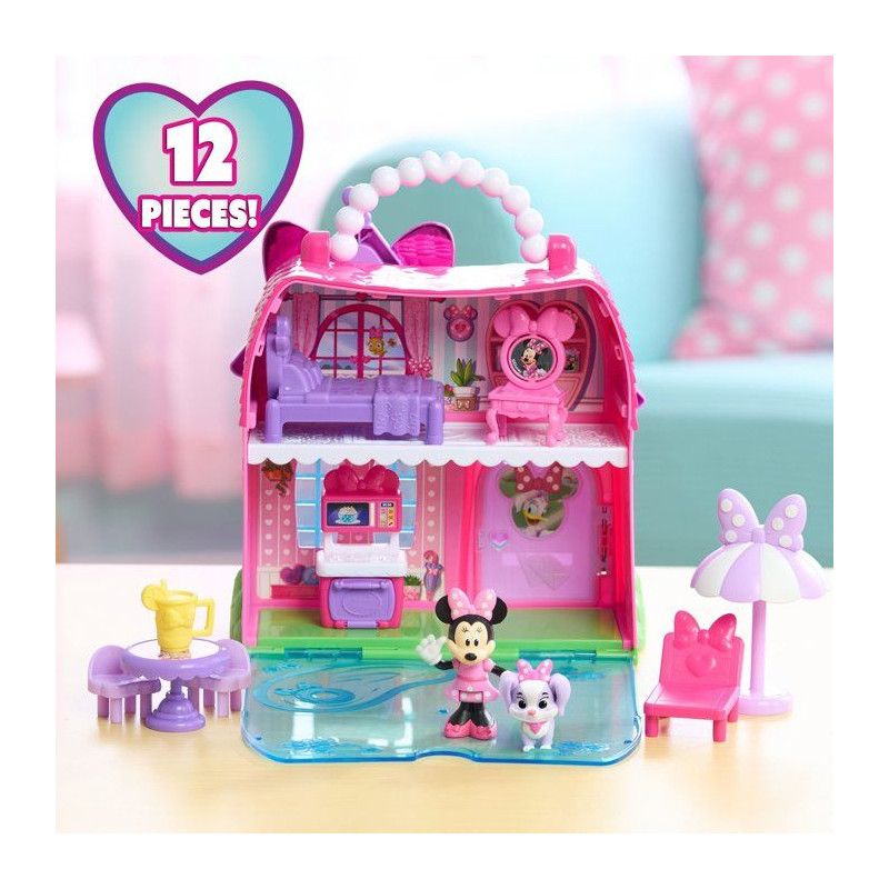 Maison de poupée transportable - DISNEY - Minnie Mini Manoir - 2 éta