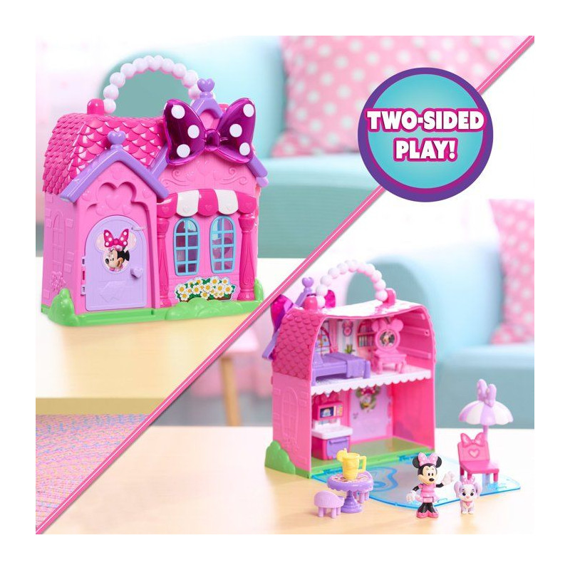 Maison de poupée transportable - DISNEY - Minnie Mini Manoir - 2 éta