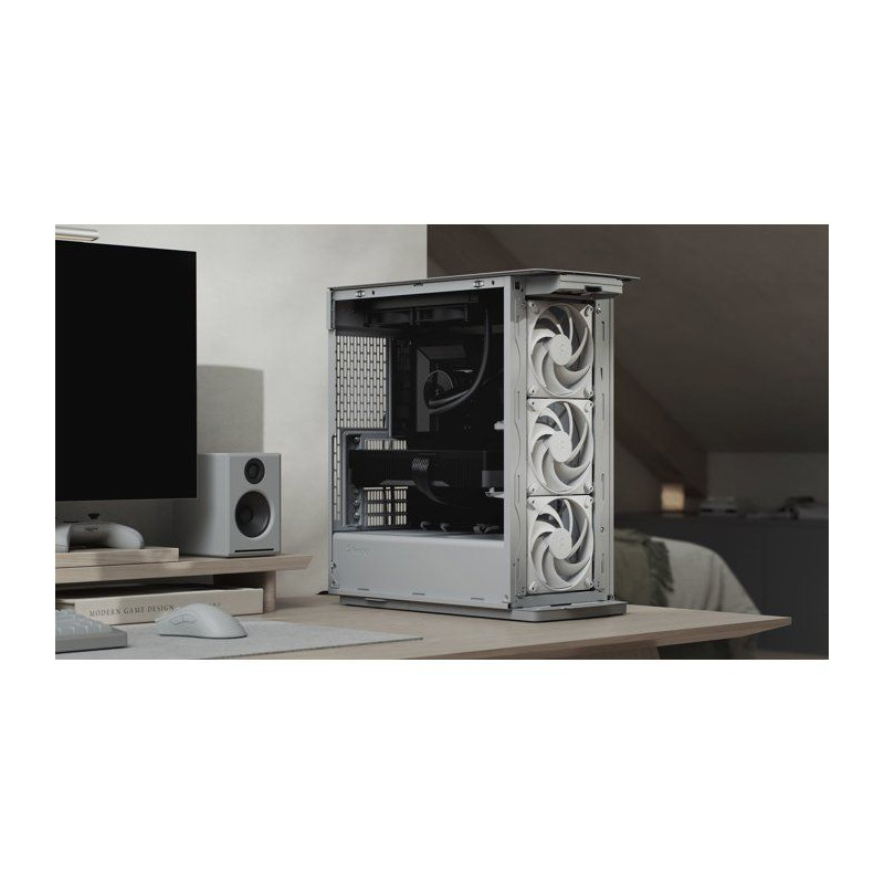 Boîtier PC Moyen Tour - FRACTAL DESIGN - Define One Light TG Clear Ti