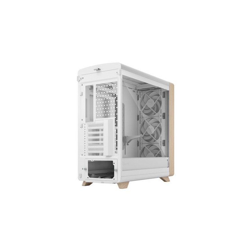 Boîtier PC Moyen Tour - FRACTAL DESIGN - Summit Chalk White TG Clear