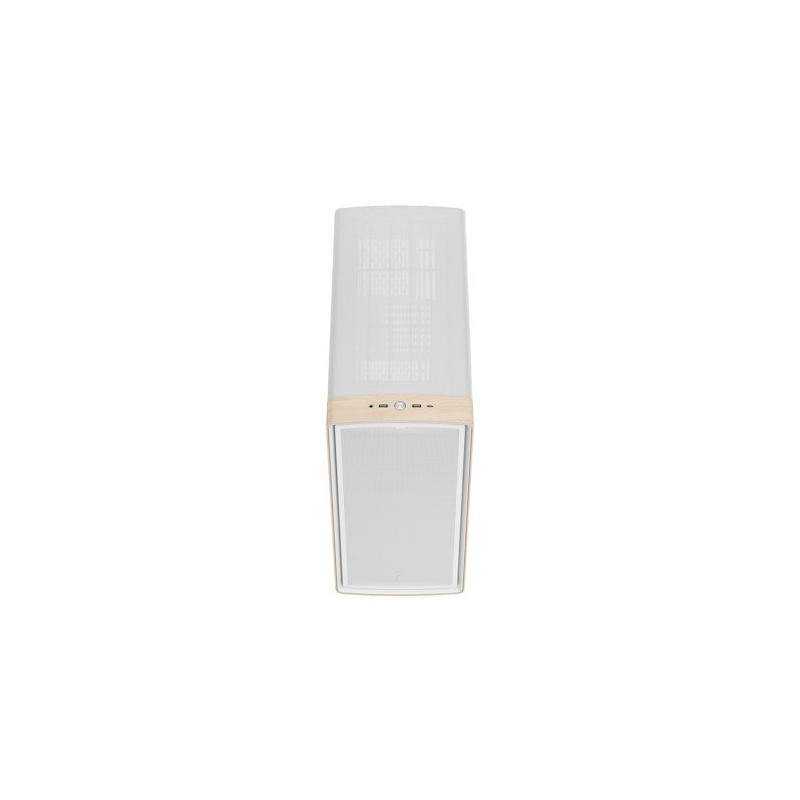 Boîtier PC Moyen Tour - FRACTAL DESIGN - Summit Chalk White TG Clear