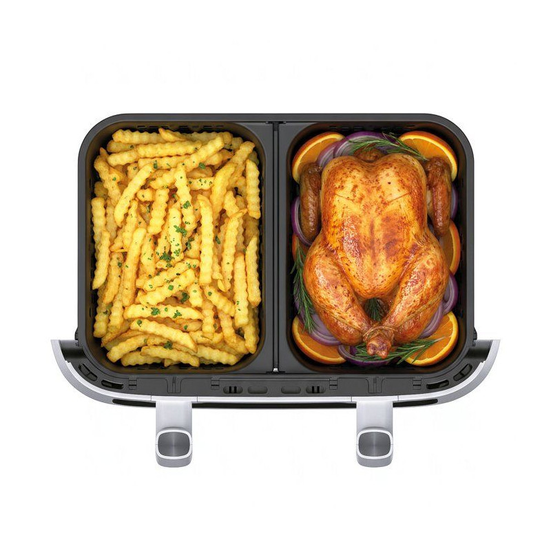 Air Fryer - MEDION - P25 XXL Flex M - Grande capacité 10,8 L - Sépar