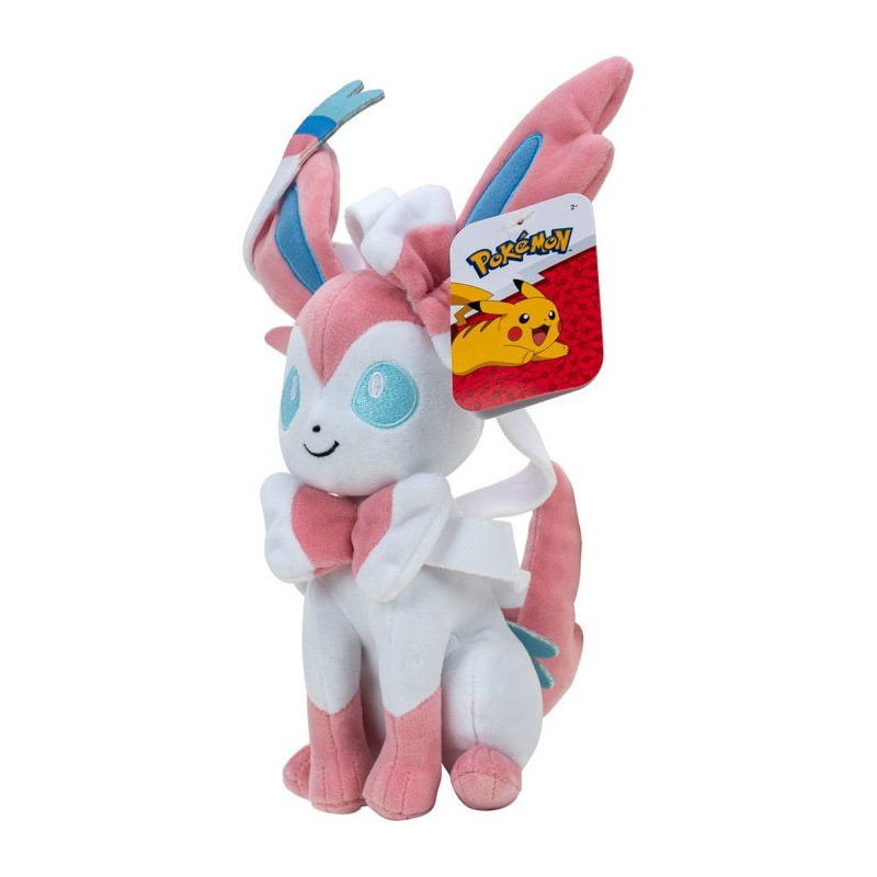 Peluche Pokémon Nymphali - POKEMON - 20 cm - ultra douce - licence of