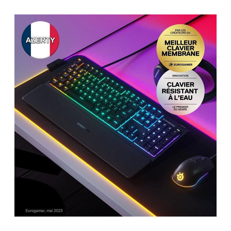 Clavier Steelseries APEX 3 FR