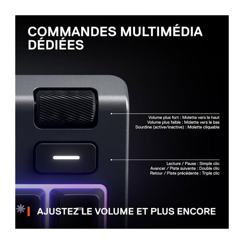 Clavier Steelseries APEX 3 FR