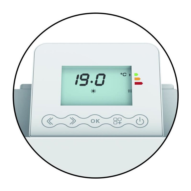 Convecteur électrique mural - 1000W - WARM TECH - 230V - Jusqu'a 30m3
