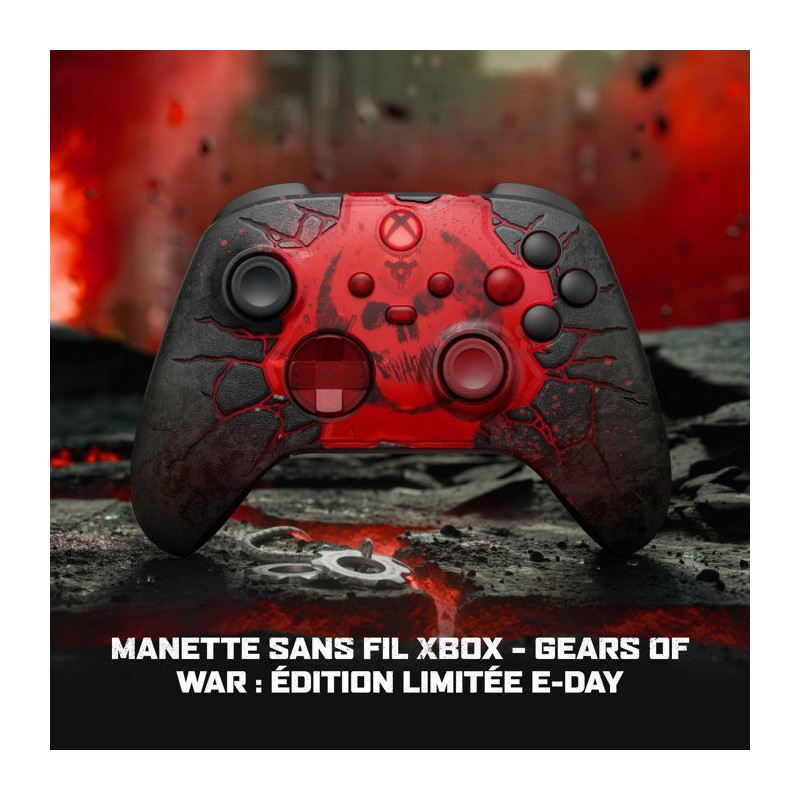Manette sans fil – Xbox – Édition limitée Gears Of War – Sans