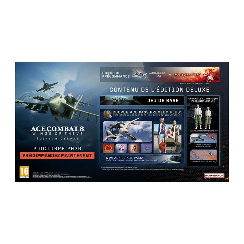 ACE COMBAT 8: WINGS OF THEVE - Deluxe Edition - Jeu PS5