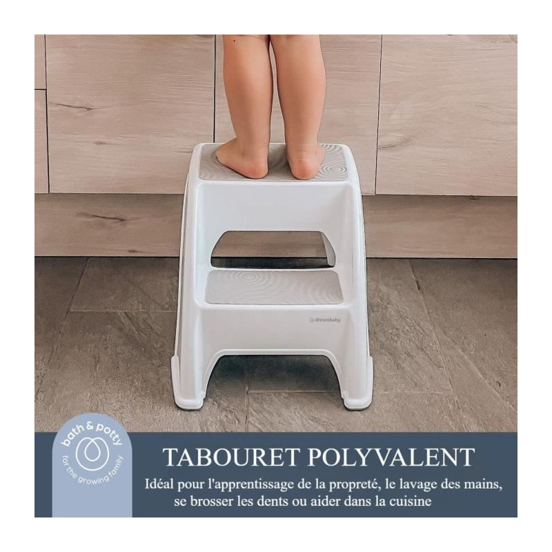 Tabouret marchepied - DREAMBABY - Toddler & Me 2 Up - Antidérapant et