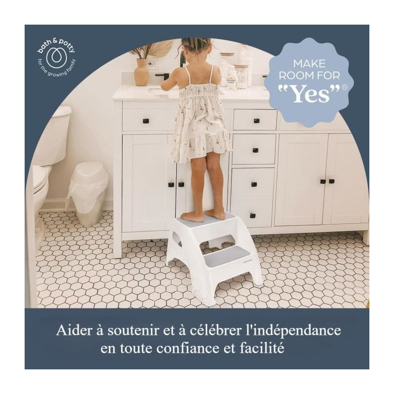 Tabouret marchepied - DREAMBABY - Toddler & Me 2 Up - Antidérapant et