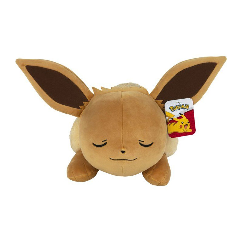 Peluche dormante Pokémon Évoli - POKEMON - 45 cm - position endormie