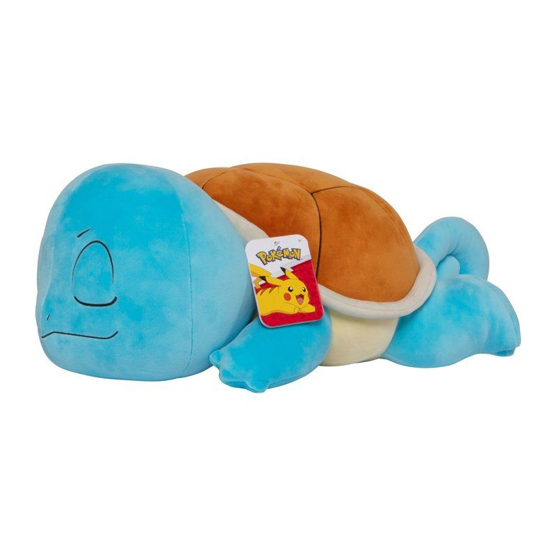 Peluche dormante Pokémon Carapuce - POKEMON - 45 cm - position endorm