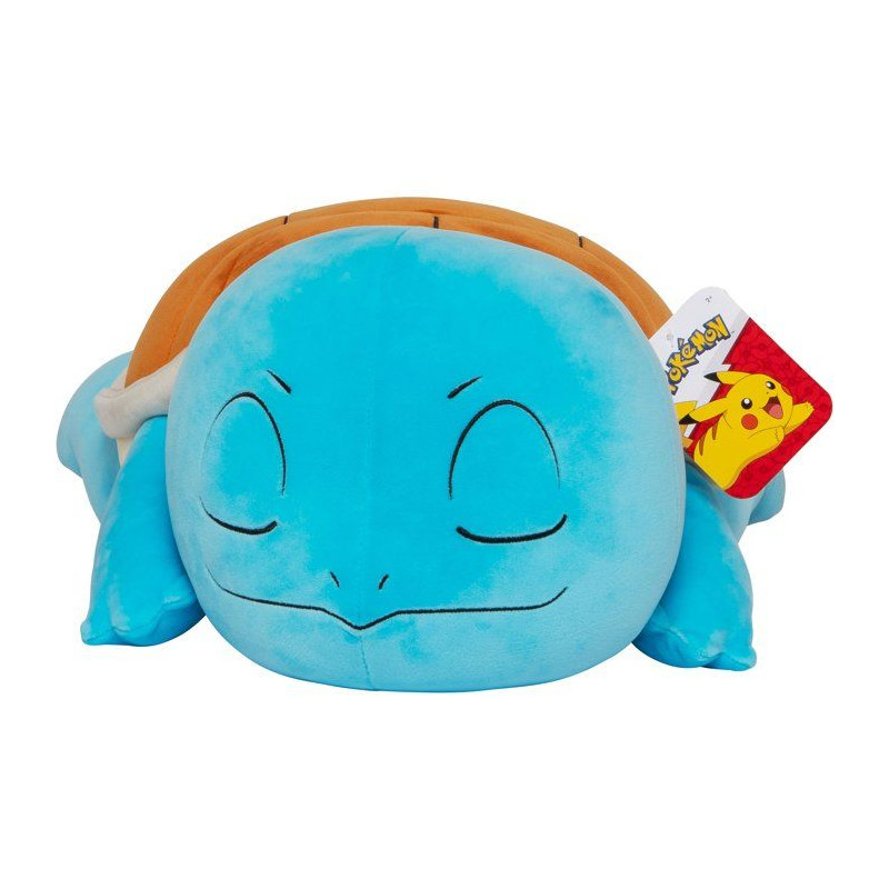 Peluche dormante Pokémon Carapuce - POKEMON - 45 cm - position endorm