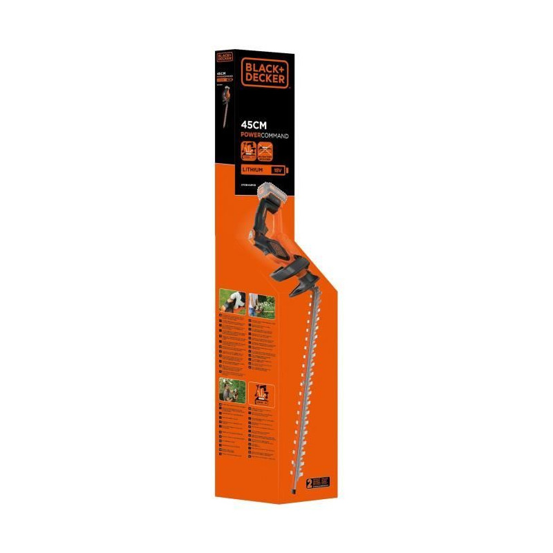 Taille-haies électrique sans fil - BLACK&DECKER - GTC18452PCB-XJ - 18