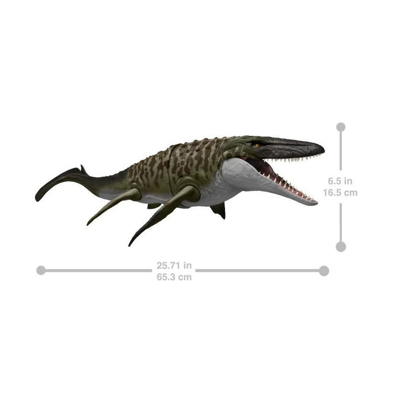 Jurassic World - Figurine articulée Mosasaurus - Dinosaure - JCH00