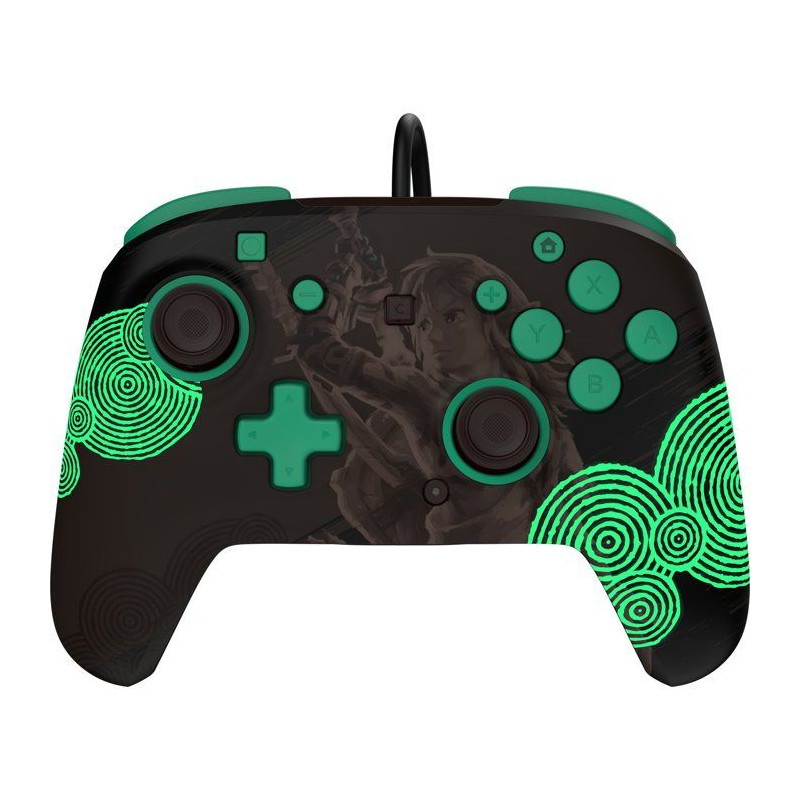 Manette de gaming Nintendo Switch 2 Rematch filaire - The Legend of Ze