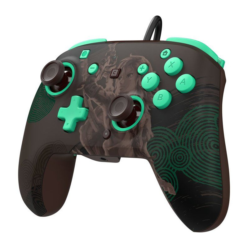 Manette de gaming Nintendo Switch 2 Rematch filaire - The Legend of Ze