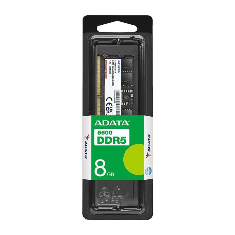 Barrette mémoire PC - ADATA - STANDARD - 8 Go DDR5 - U-DIMM - 5600 MH