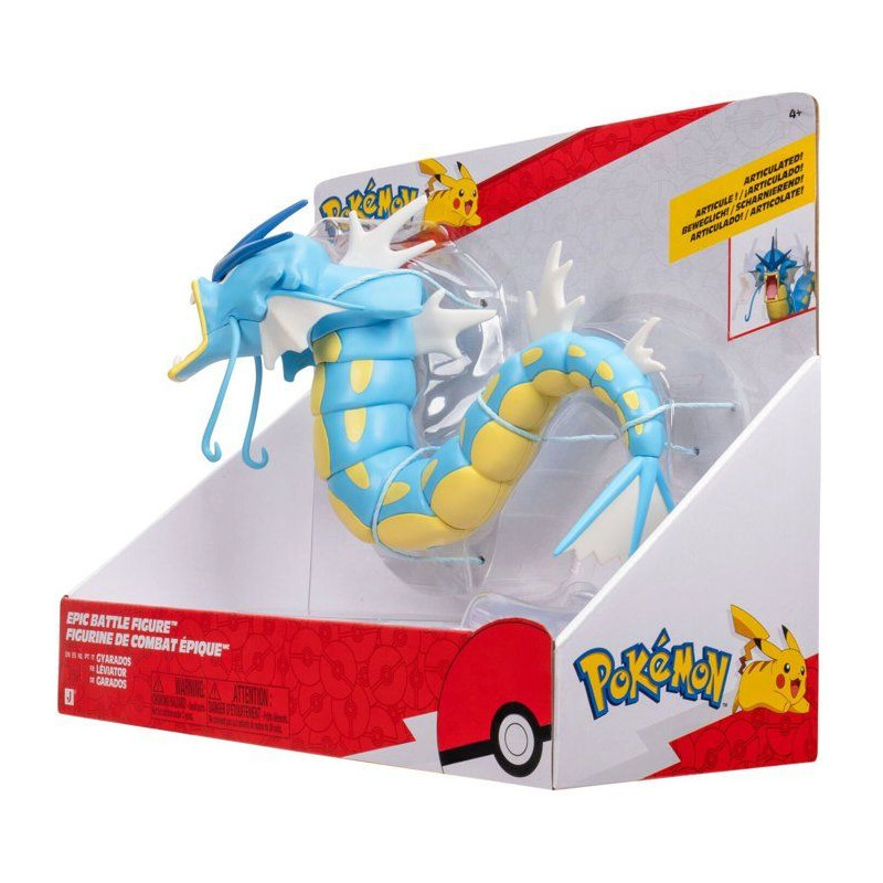Figurine Pokémon Epic Battle Léviator - POKEMON - 30 cm - articulée
