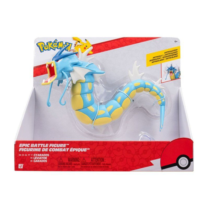 Figurine Pokémon Epic Battle Léviator - POKEMON - 30 cm - articulée