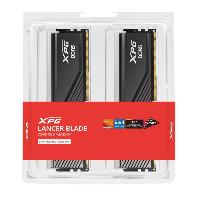 Barrette mémoire PC - ADATA - LANCER BLADE RGB - 16 Go DDR5 - U-DIMM