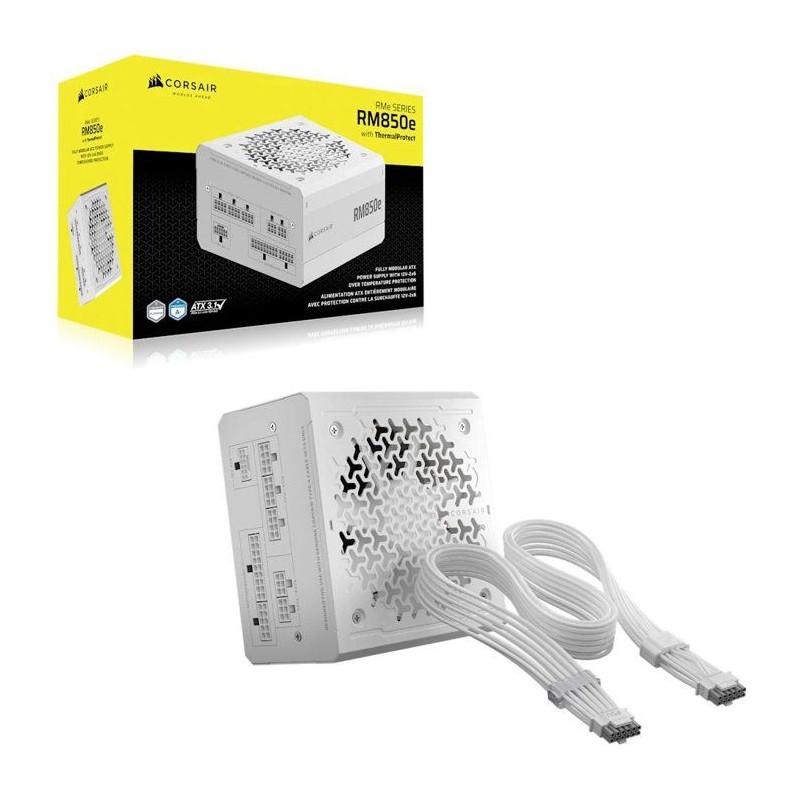 CORSAIR - RM850e ThermalProtect White - Alimentation PC - 850 W