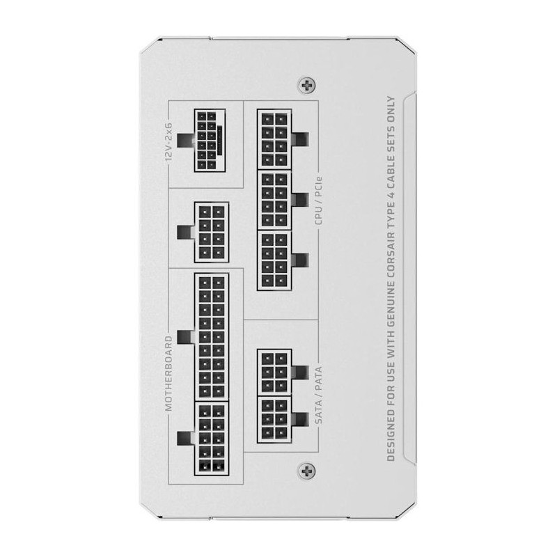 CORSAIR - RM1000e ThermalProtect White - Alimentation PC - 1000 W