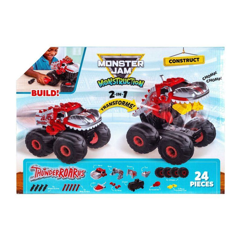 Véhicule transformable - MONSTER JAM - ThunderROARus - 25 cm - 21 pie