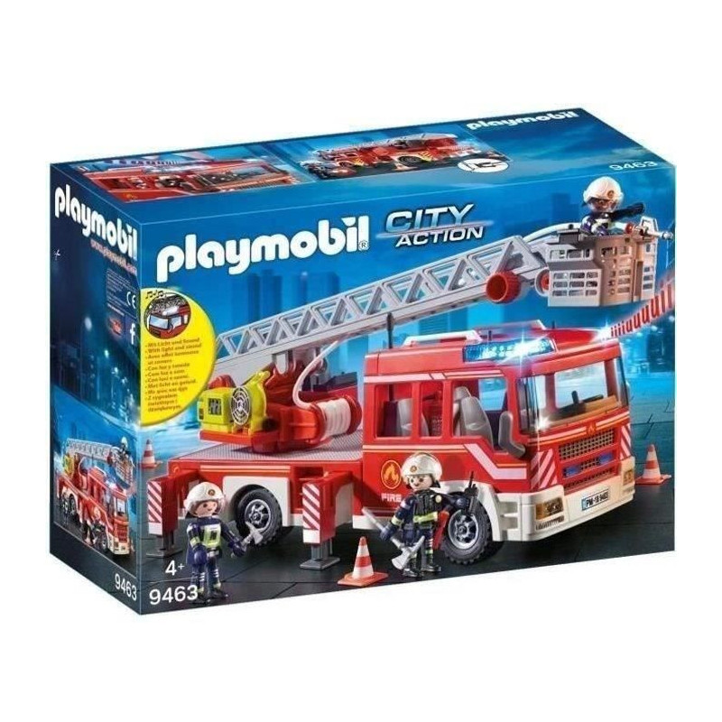 PLAYMOBIL 9463 - City Action - Fire Truck with Swivel Ladder - New in