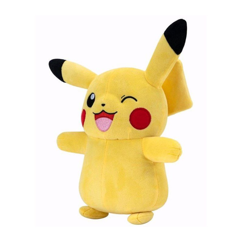 Peluche Pokémon Pikachu - POKEMON - 30 cm - ultra douce - licence off