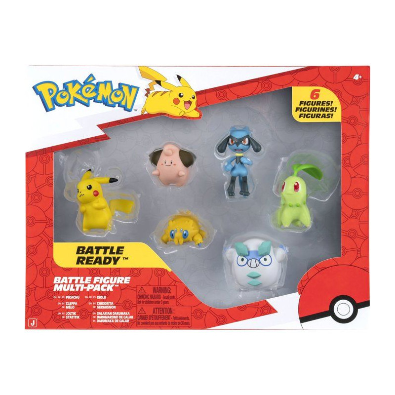 Coffret figurines Pokémon - POKEMON - Pack Combat 6 figurines - Pikac
