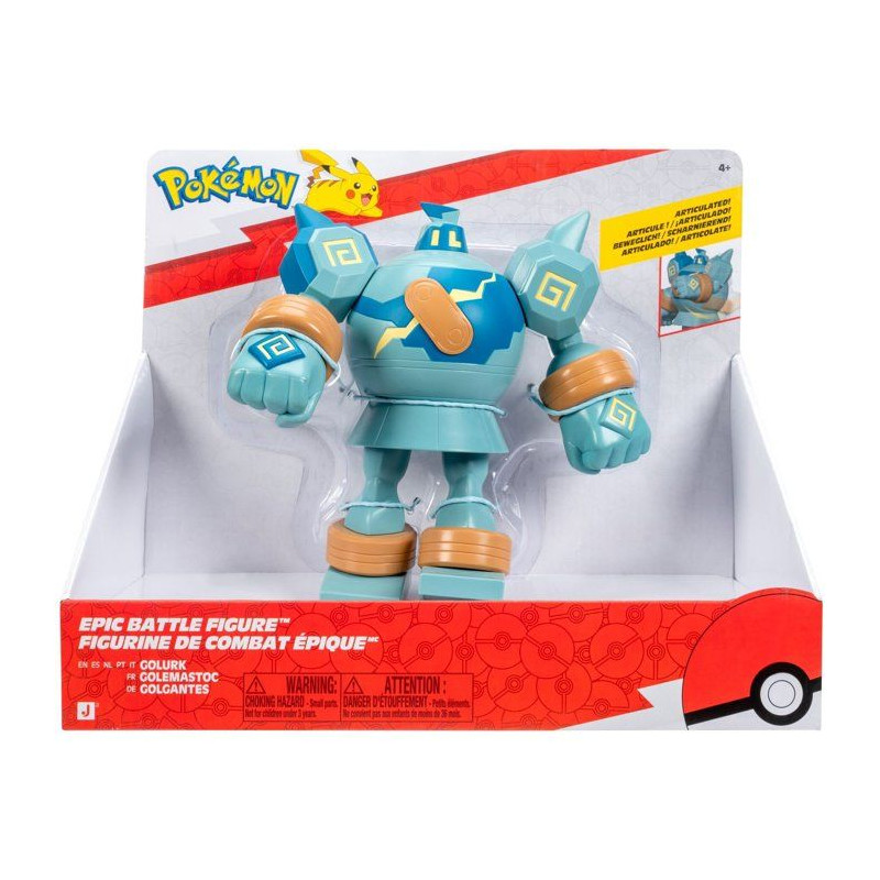 Figurine Pokémon Epic Battle Golemastoc - POKEMON - 30 cm - articulé