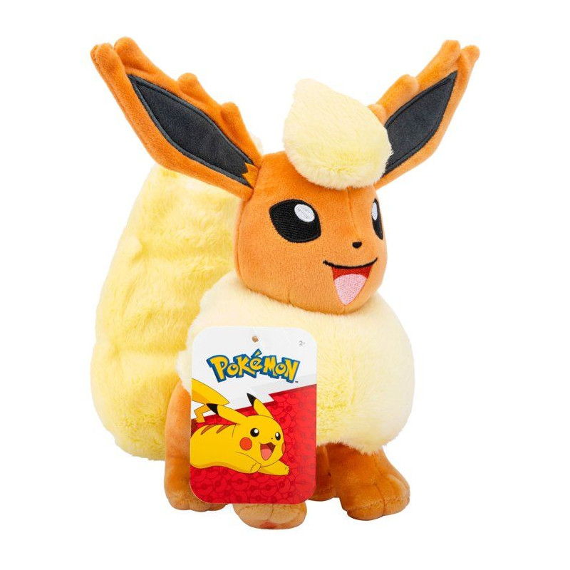 Peluche Pokémon Pyroli - POKEMON - 20 cm - ultra douce - licence offi