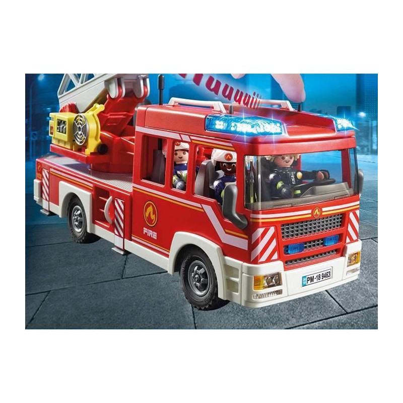 PLAYMOBIL 9463 - City Action - Fire Truck with Swivel Ladder - New in